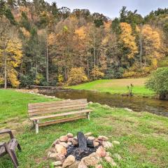 Riverfront Marshall Escape with Mountain Views!