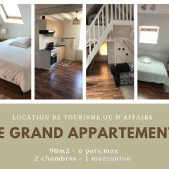 Le Grand Appartement - 90m2- 2 chb , 1 mezzanine - 6pers