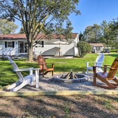 Warm and Cozy Buckeye Lake Home Yard and Patios!