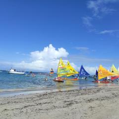 Casa de condomínio para 6 pessoas, tudo a pé, perto do centro e piscinas naturais
