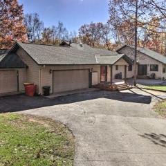 Cabin with Fire Pit and Movie Room, 1 Mi to Lake