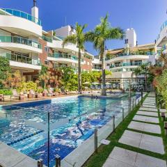 Boulevard 129E - Excelente apartamento em condomínio de luxo no centro de Bombinhas - Piscina - Jacuzzi - Academia - Portaria 24h.