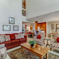 Golf-Course-Front Amelia Island Townhome with Patios, Fast WiFi & Shared Pool