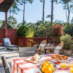 Hâvre de paix sous les pins, au coeur des Abatilles, avec sa superbe terrasse