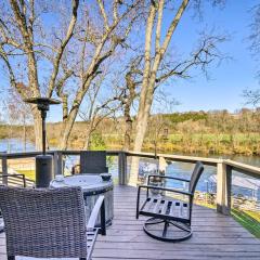 Lakefront Home with Fishing Dock and Fire Table!