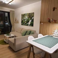 Triventi z widokiem na Śnieżkę