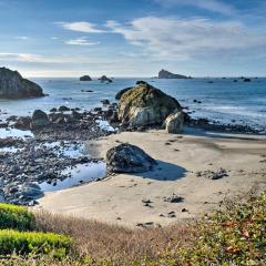 Unique Dog-Friendly Log Cabin Short Walk to Ocean