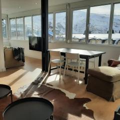 DunaSki - Top views from all rooms, 3 bd - 2 wc, 50m from slopes, fireplace, massive windows and sunlight!