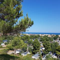 WIFI Appartement Panoramisch Zeezicht max 4 personen in Narbonne Plage