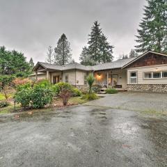 Woodinville Home with Furnished Deck and Fire Pit