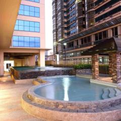 Grand reviera in the front of famous sunset of manila with stunning beauty of dolomite sand