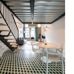 Pop Art Feria luminoso dúplex con terraza privada