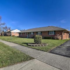 Dayton Home with Patio and Fire Pit about 6 Mi Dtwn!