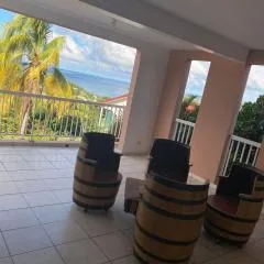 Bas de villa , Résidence Venus calme, vue sur mer