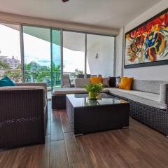 vista al mar y alberca infinita aria ocean nvo vallarta