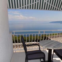Studio apartment in Moscenicka Draga with sea view, terrace, air conditioning, WiFi 4364-2