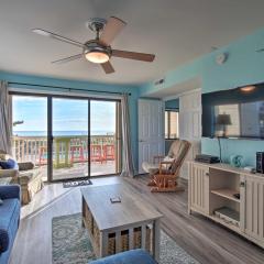 Walk to Shore! Ocean-View Condo in Carolina Beach