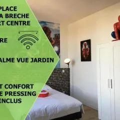Le Marvel centre la Brèche wifi vue jardin