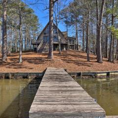 Riverfront Shelby Home with Private Boat Dock!