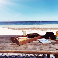 On the beach-Lucky Bay