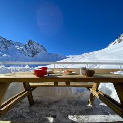 Appt pied des pistes, terrasse et parking couvert