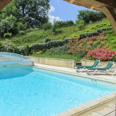 Awesome Home In Domfront En Champagne With Wifi, Outdoor Swimming Pool And Heated Swimming Pool