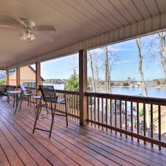 Lakefront Sparta Cottage with Decks and Boat Dock