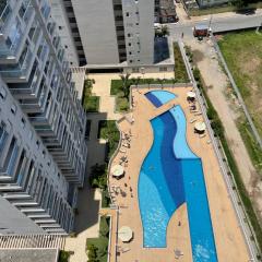 Lazer de resort a poucos passos da praia