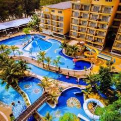 Beach view apartment from balcony