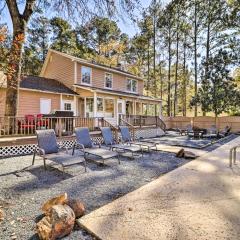 Lakefront Macon Home with Pool, Dock and Fire Pit!