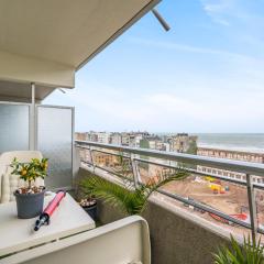 Luxueuze vakantiestudio met zeezicht en terras in Oostende