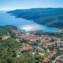 Stunning Apartment In Rabac With House Sea View