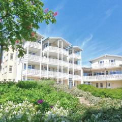 Terrasse, gratis Nutzung vom AHOI Erlebnisbad und Sauna in Sellin - Meeresblick FeWo 77