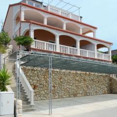 Apartment in Prizba with sea view, balcony, air conditioning, WiFi 5080-1