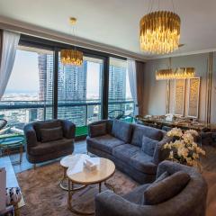 FIRST CLASS 2BR with full DUBAI SKYLINE & SEA view