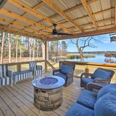 Lakefront Daingerfield Retreat with Shared Dock!