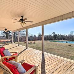 Greers Ferry Retreat with Deck and Stocked Pond!