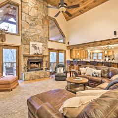 Spacious Elk Park Lodge with Game Room and Fire Pit!