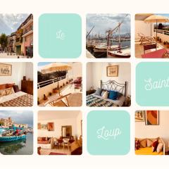 Le Saint Loup (terrasse et parking)