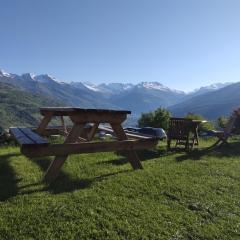 La Plagne Chalet cosy calme proche valée