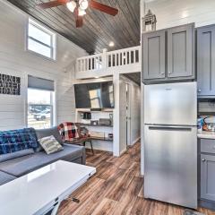 Splendid Tiny Home with Fire Pit about 2 Mi to Lake!