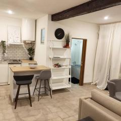 Bordeaux : grand studio cosy avec cour privative