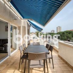 Blanco Apartament per 6 persones a 5 minuts de la Platja Gran