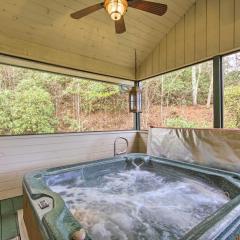 Ellijay Cabin with Porch and Private Hot Tub!