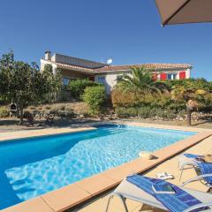 Gorgeous Home In Prades Sur Vernazobre With Heated Swimming Pool