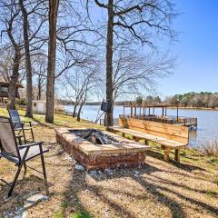 Lakefront Fort Towson Home with Private Dock!