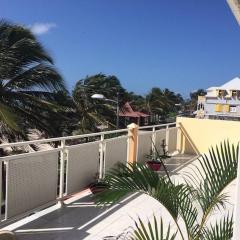 Studio lumineux avec vue sur la mer à Capesterre, 20 m², terrasse
