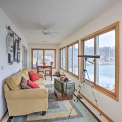 Lakefront Newaygo Home - Private Dock, Kayaks