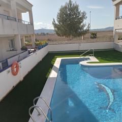 PLAYA ALMARDA CORINTO, PISCINA, WIFI,2 TERRAZAS, BARBACOA,TRANQUILo