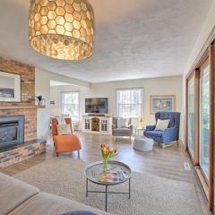 Endearing Cottage with Fire Pit and Private Beach